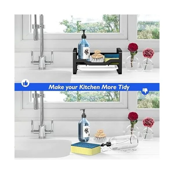 Kontoyo Soporte de esponja para fregadero de cocina_6