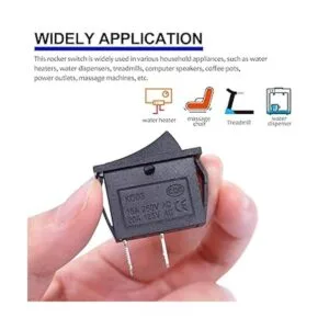 Twidec Interruptor basculante de 2 pines de 2 posiciones_4