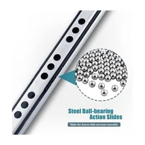 Uenhoy 1 par de diapositivas de cajón de 12.2 pulgadas de_5