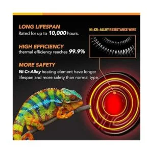 Simple Deluxe Bombilla de cerámica de 100 W emisor de_3