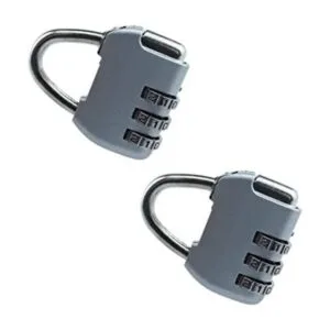 SDTC Tech Paquete de 2 mini candados antiguos con_1