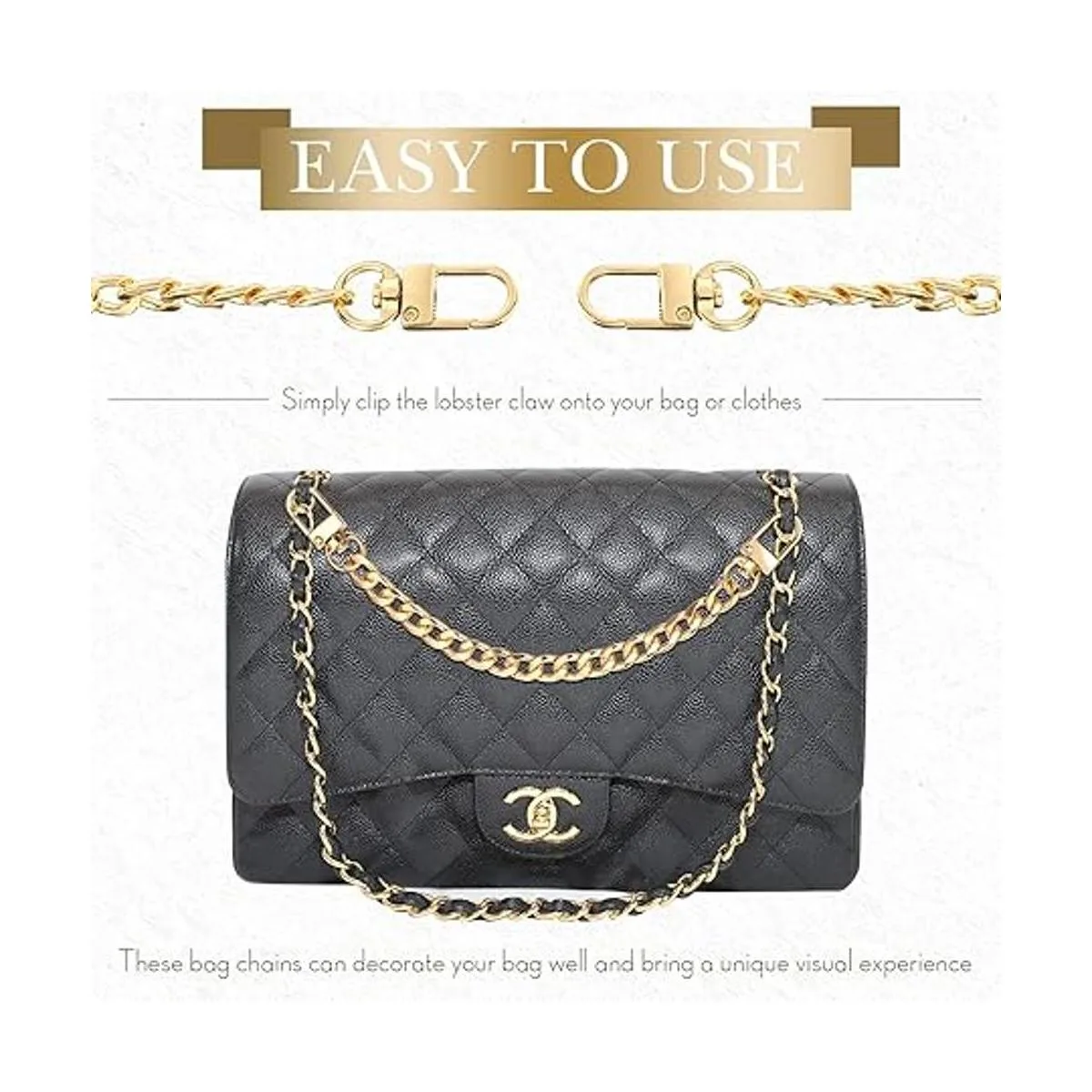 Kenning 4 piezas de 7.9 pulgadas correa de cadena para_4