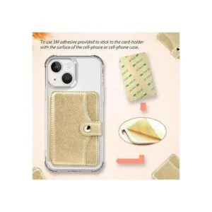 Monedero para teléfono celular con adhesivo delgado 3M_3