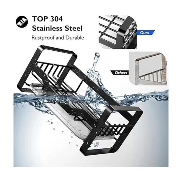 Kontoyo Soporte de esponja para fregadero de cocina_4