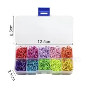 500 pines coloridos en forma de pera de seguridad con_2