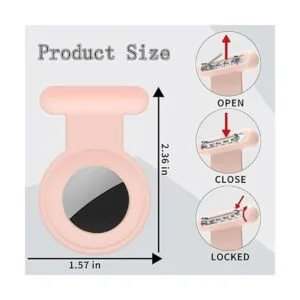 Paquete de 2 fundas compatibles con AirTag Tracker_2