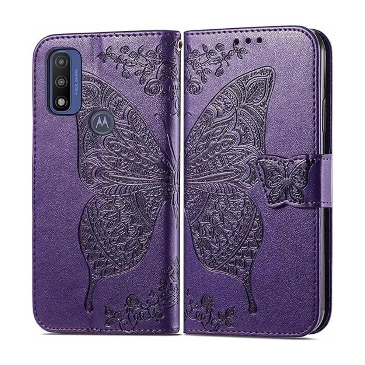 Funda protectora de piel sintética diseñada para Moto G_2