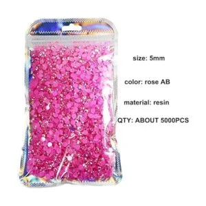 Yantuo Rose AB Jelly Rhinestones de 0.197 in 5000 piezas_2