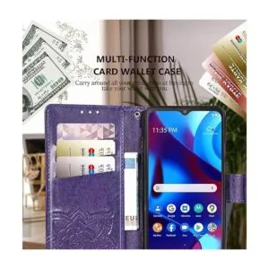 Funda protectora de piel sintética diseñada para Moto G_3