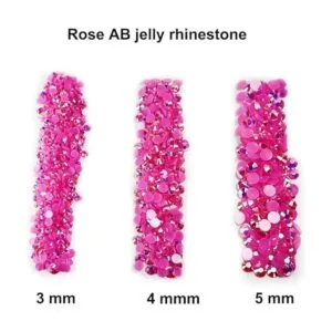 Yantuo Rose AB Jelly Rhinestones de 0.197 in 5000 piezas_4