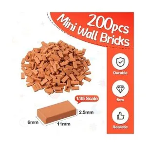 Ladrillos pequeños para paisajismo en miniatura de 135_2