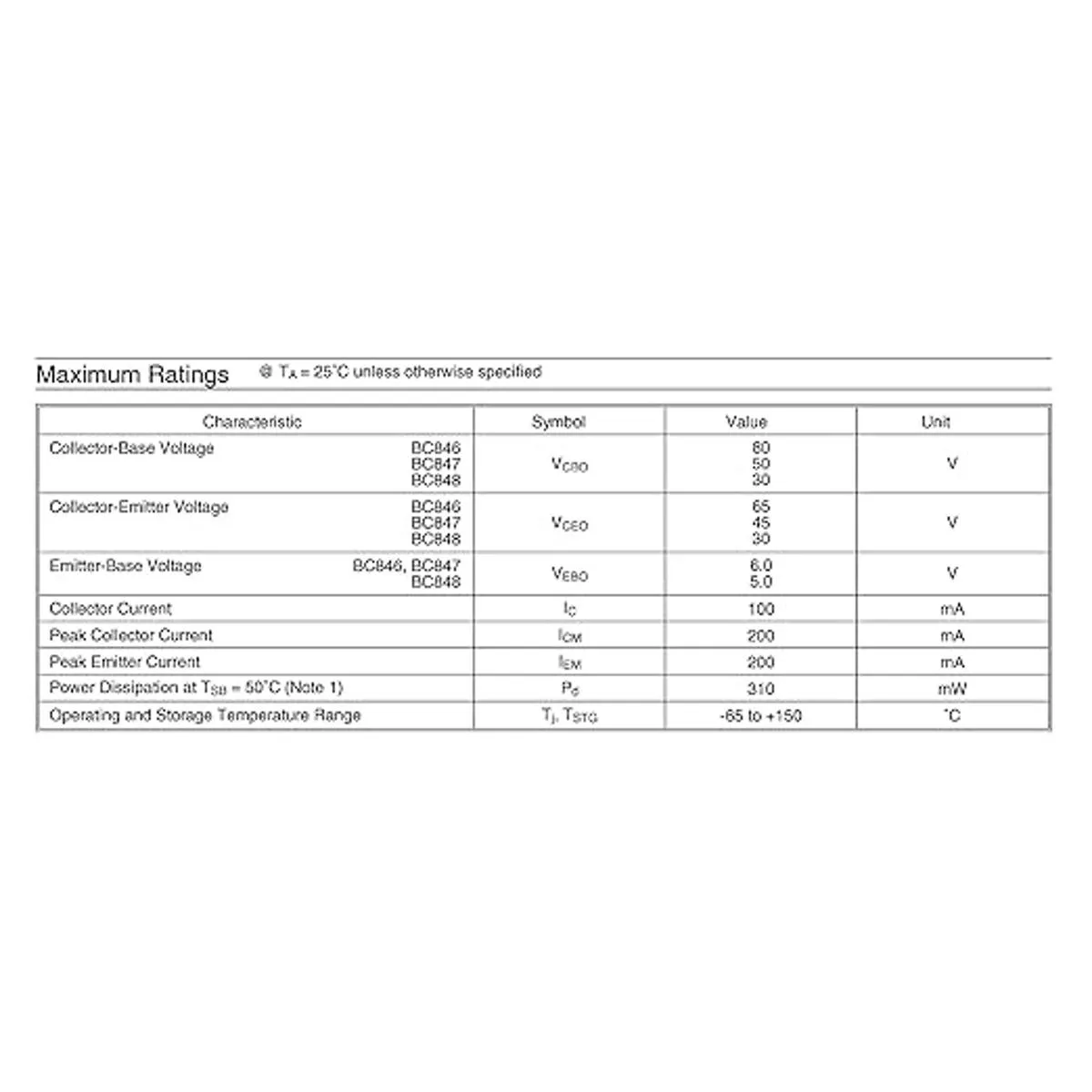 Bridgold 100 transistores BC847B 847 NPN de uso general_4