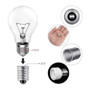 15 adaptadores de Navidad E14 a E12 adaptadores_3