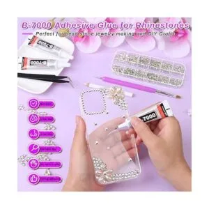Audab Kit de pegamento de diamantes de imitación con_4