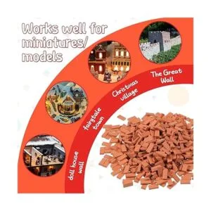 Ladrillos pequeños para paisajismo en miniatura de 135_3