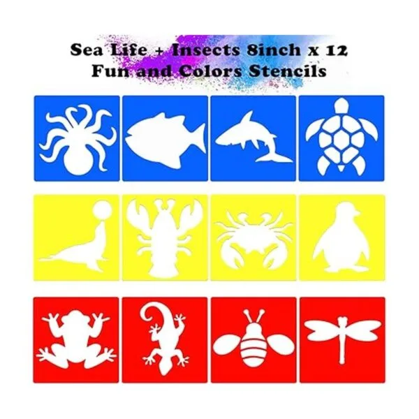 24 plantillas de tiza para acera para niños plantillas de_4