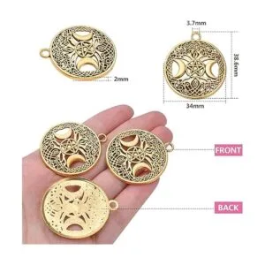 20 dijes de árbol de la vida con triple luna diosa_3