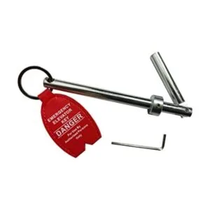Llave de emergencia para puerta de ascensor de acero_1