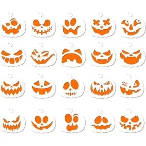 AIEX 20 plantillas de Halloween reutilizables 6 x 6_1