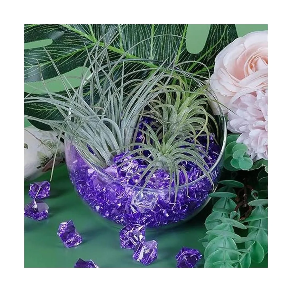 Babenest Piedras de hielo trituradas acrílicas 150 piezas_5