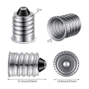 15 adaptadores de Navidad E14 a E12 adaptadores_2