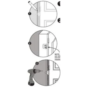 Kit de instalación de puerta EZHang Colgar rápida y fácil_4