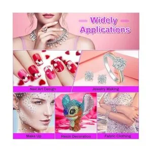 Audab Kit de pegamento de diamantes de imitación con_7