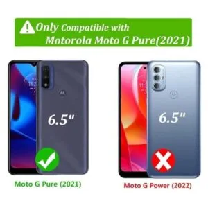 Funda protectora de piel sintética diseñada para Moto G_5