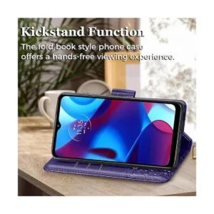 Funda protectora de piel sintética diseñada para Moto G_4