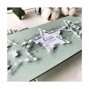 Troqueles de metal con marco de estrellas plantillas de_4