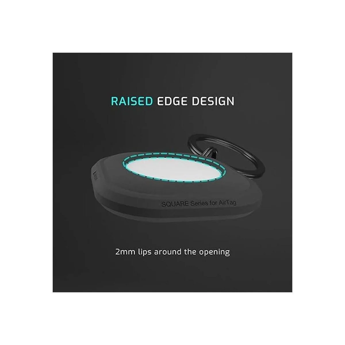 Elkson Compatible con Apple AirTag Holder Case Llavero_5