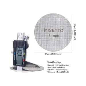 MISETTO SS Pantalla de disco espresso de 2.008 in 100_2