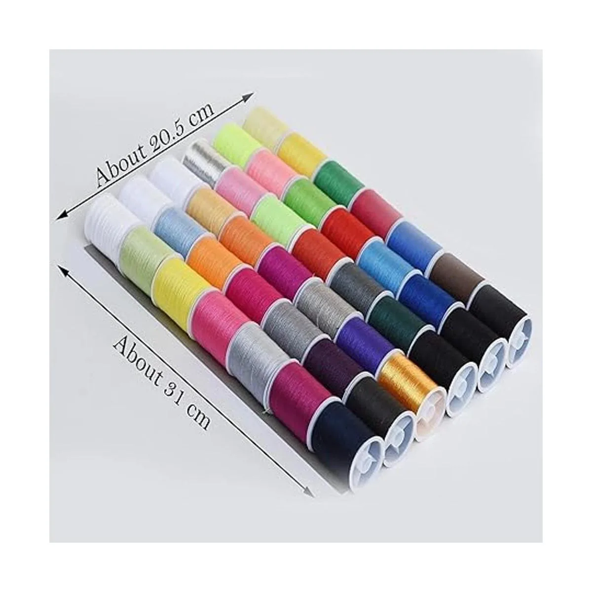 Kit de 30 carretes de hilo de coser de alta calidad_2