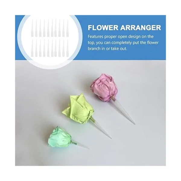 Cabilock Soporte de tubo de plástico para flores 100_4