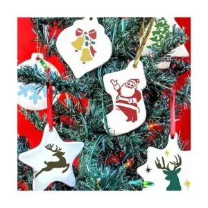 20 plantillas de Navidad pequeñas para pintar sobre madera_4