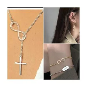 50 conectores de símbolo de infinito de aleación de_6