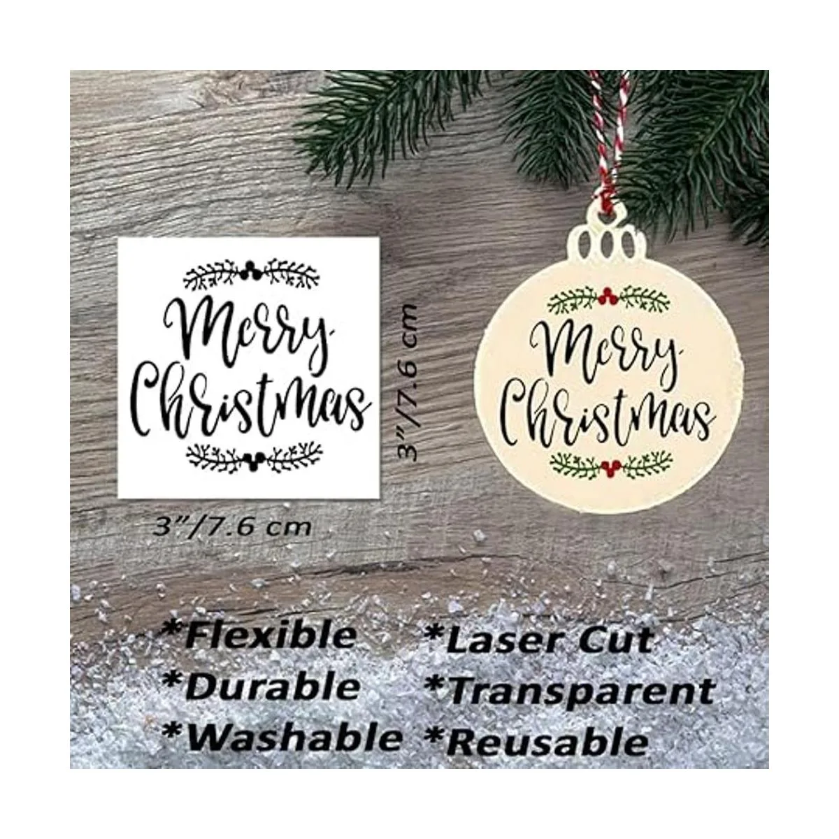 20 plantillas de Navidad pequeñas para pintar sobre madera_2