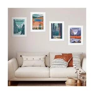 Juego de 16 pósteres vintage del parque nacional sin_6