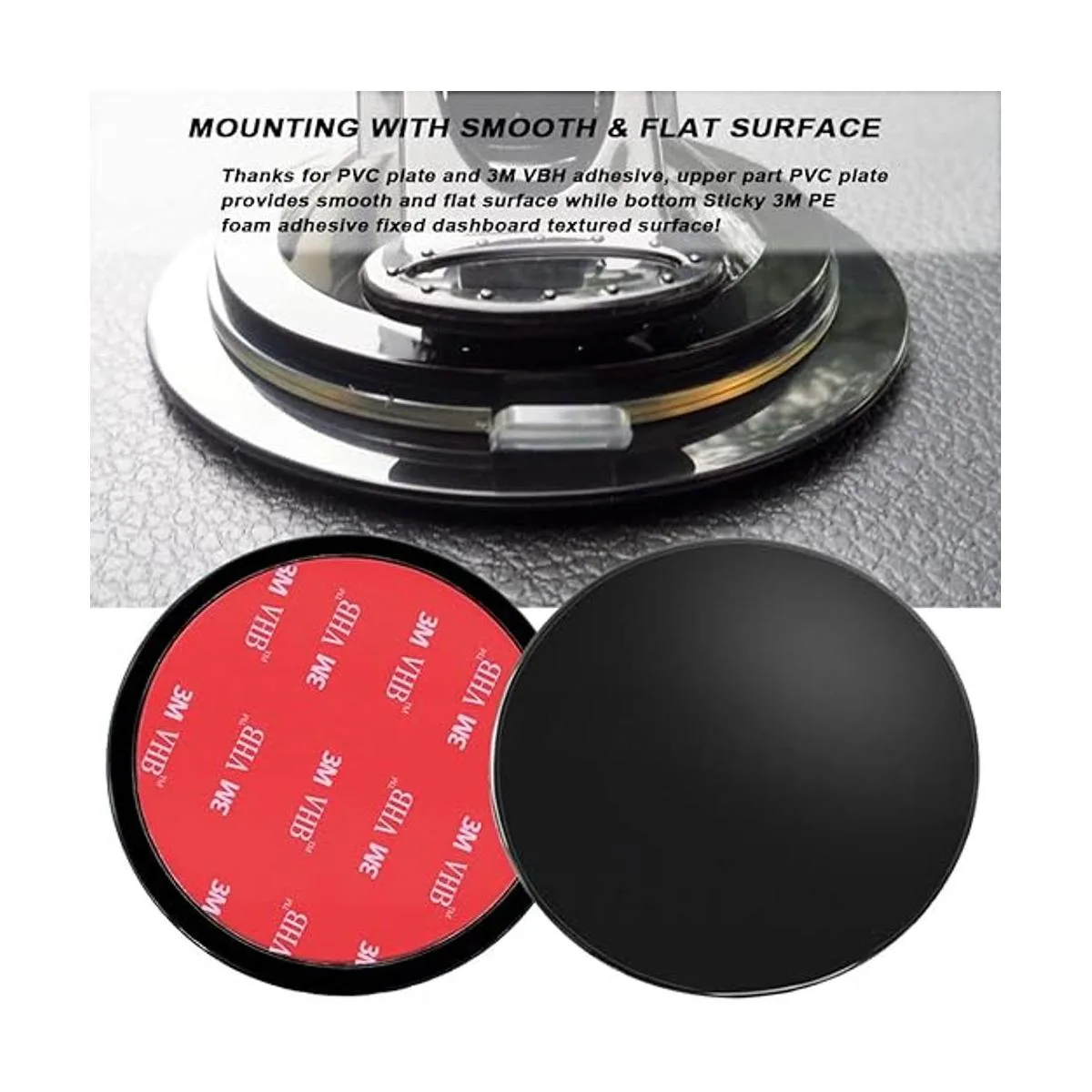 AYWFEY Paquete de 2 discos de montaje adhesivos para_3