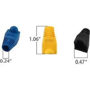 Accessbuy Paquete de 100 cables de red Ethernet RJ45 CAT6E_2