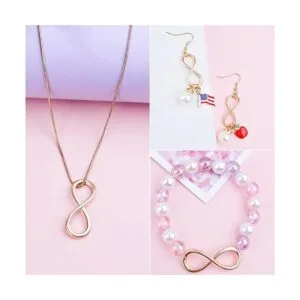 50 conectores de símbolo de infinito de aleación de_5