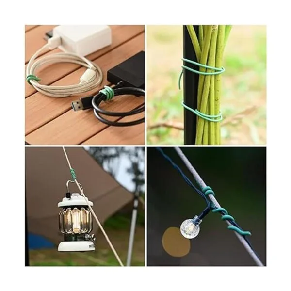 TELENT OUTDOORS Lazos suaves para plantas de 80 pies_7