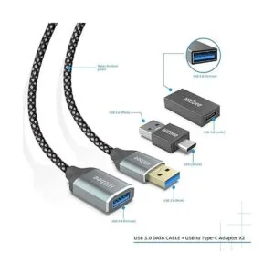 Cable de extensión USB tipo A macho a hembra USB 3.0 de_2