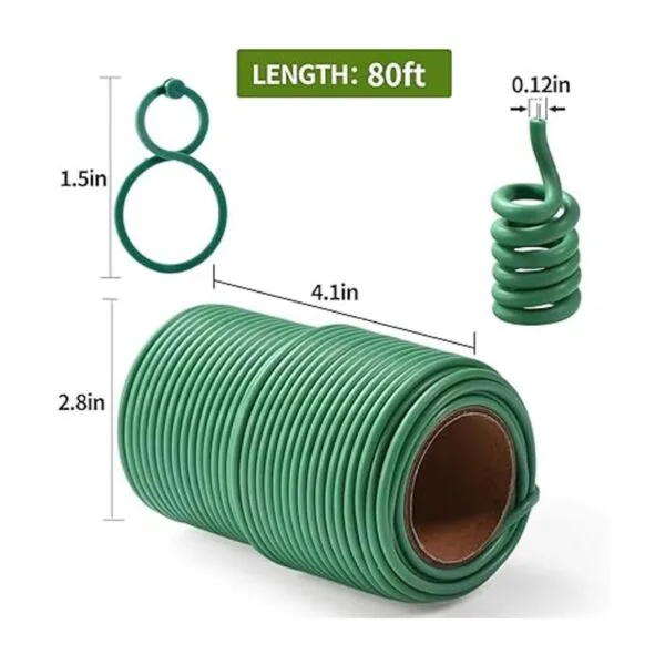 TELENT OUTDOORS Lazos suaves para plantas de 80 pies_2