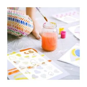 11 plantillas de corazón plantillas de plástico_4