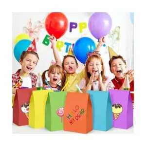 Poever 30 bolsas de recuerdo de fiesta 6 colores_7