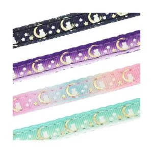 Giecooh 2 Pack Breakaway Cat Collar with BellsAdjustable_5