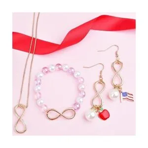 50 conectores de símbolo de infinito de aleación de_7