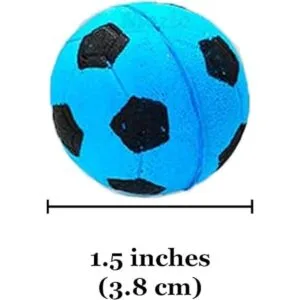 Meric Bolas de esponja para gatos pelotas de fútbol de_3