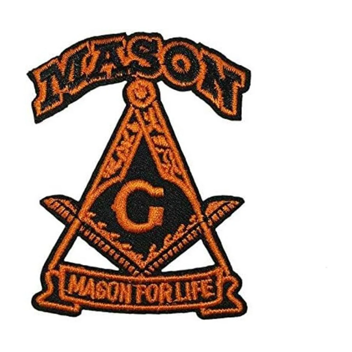 Mason Masonic Mason Parche bordado para planchar diseño_1